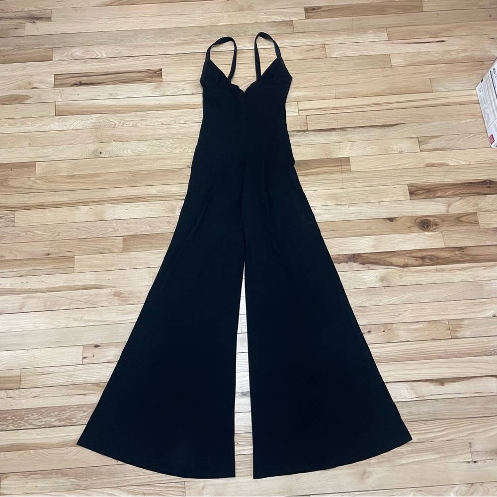 Herve Leger Jumpsuit Flare Black Size 6